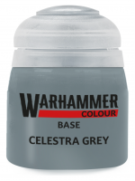 Warhammer Colour Base Paint (Celestra Grey) - základní barva, šedá