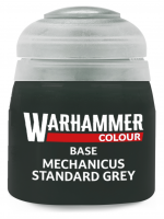 Warhammer Colour Base Paint (Mechanicus Standard Grey) - základní barva, šedá