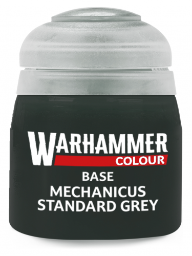 Warhammer Colour Base Paint (Mechanicus Standard Grey) - základní barva, šedá