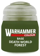 Warhammer Colour Base Paint (Deathworld Forest) - základní barva, zelená