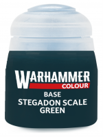 Warhammer Colour Base Paint (Stegadon Scale Green) - základní barva, zelená