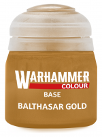 Warhammer Colour Base Paint (Balthasar Gold) - základní barva, zlatá