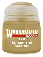 Warhammer Colour Base Paint (Retributor Armour) - základní barva, zlatohnědá