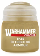 Warhammer Colour Base Paint (Retributor Armour) - základní barva, zlatohnědá