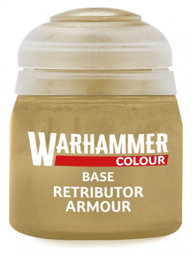 Warhammer Colour Base Paint (Retributor Armour) - základní barva, zlatohnědá
