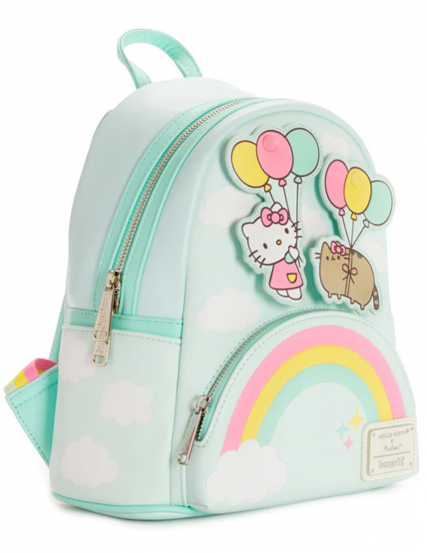 Funko Batoh Pusheen x Hello Kitty - Balloons and Rainbow Mini Backpack (Loungefly)