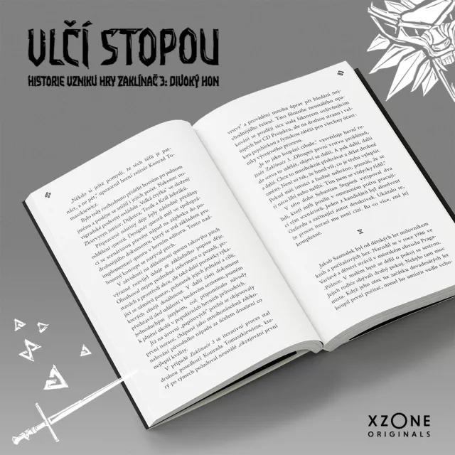 Kniha Vlčí stopou – Historie vzniku hry Zaklínač 3: Divoký hon