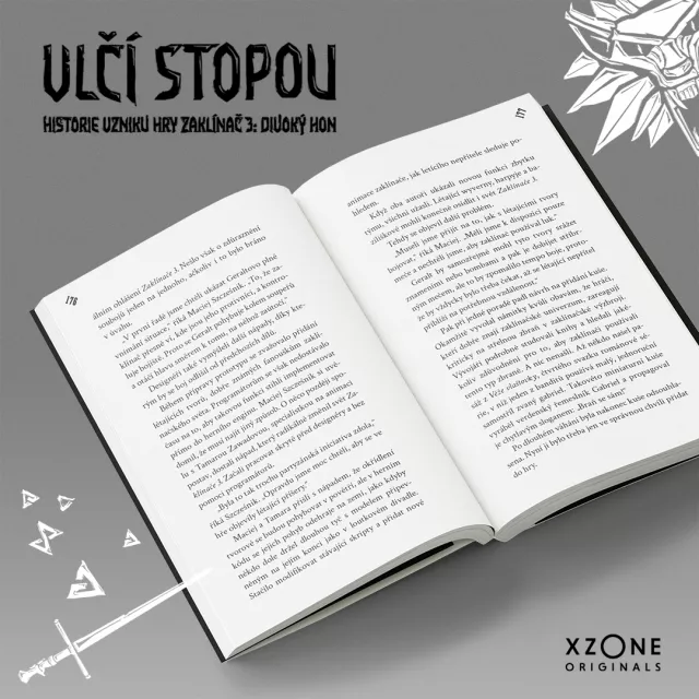 Kniha Vlčí stopou – Historie vzniku hry Zaklínač 3: Divoký hon