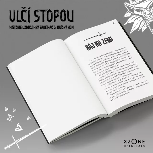 Kniha Vlčí stopou – Historie vzniku hry Zaklínač 3: Divoký hon