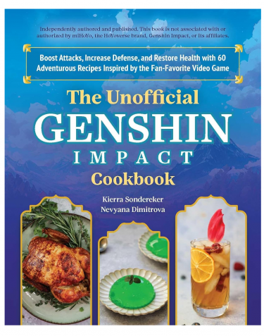 Kuchařka Genshin Impact - The Unofficial Genshin Impact Cookbook ENG