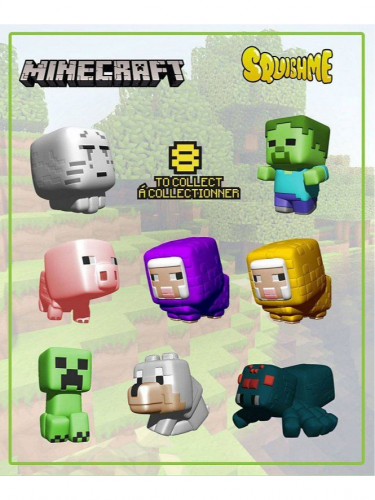 Figurka Minecraft - Squisme Series 1 (náhodný výběr)