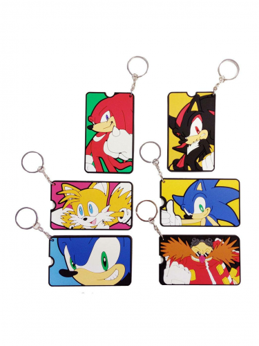 Klíčenka Sonic the Hedgehog - Gacha Bag Tags (náhodný výběr)