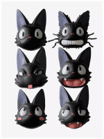 Magnet Ghibli (Kiki's Delivery Service) - Jiji Face Blind Box (náhodný výběr)
