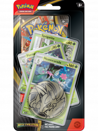 Karetní hra Pokémon TCG: Mega Evolution Premium Checklane Blister (Meowscarada)