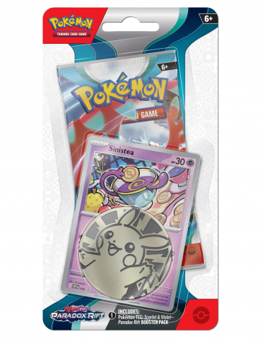 Karetní hra Pokémon TCG: Scarlet & Violet - Paradox Rift Checklane Blister booster (Sinistea)