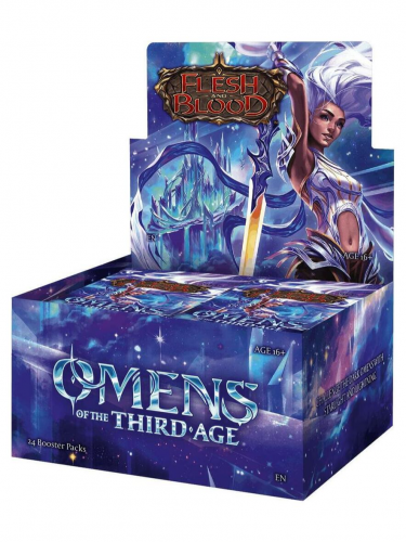 Karetní hra Flesh and Blood TCG: Omens of the Third Age - Booster Box (24 boosterů)