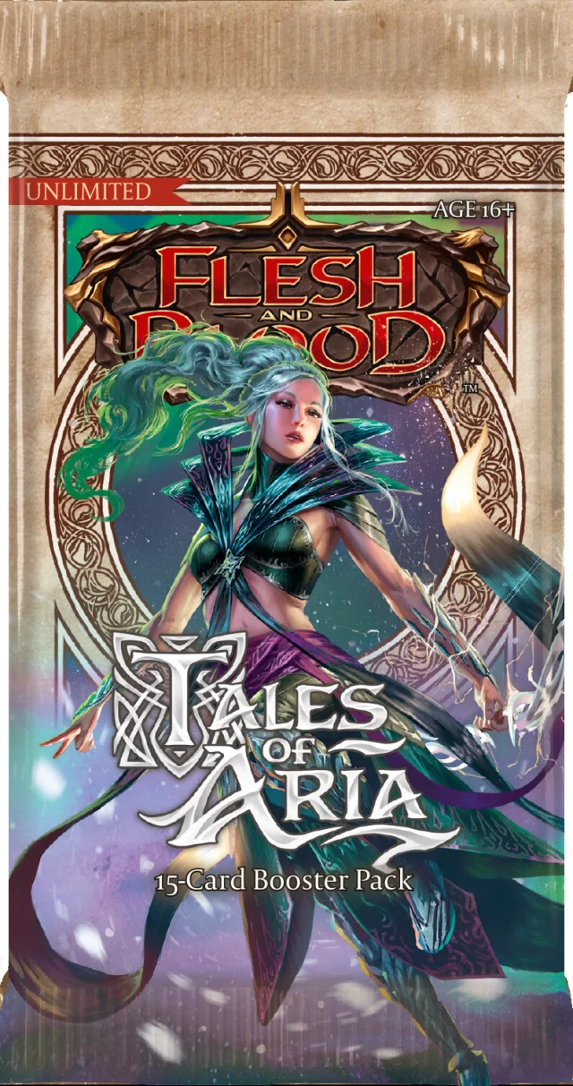 Karetní hra Flesh and Blood TCG: Tales of Aria - Unlimited Booster Box (24 boosterů)