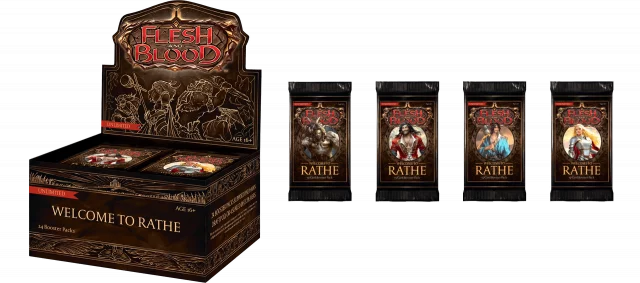Karetní hra Flesh and Blood TCG: Welcome to Rathe - Unlimited Booster Box (24 boosterů)