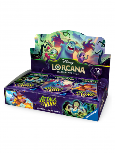 Karetní hra Lorcana: Attack of the Vine - Booster Box  (24 boosterů)