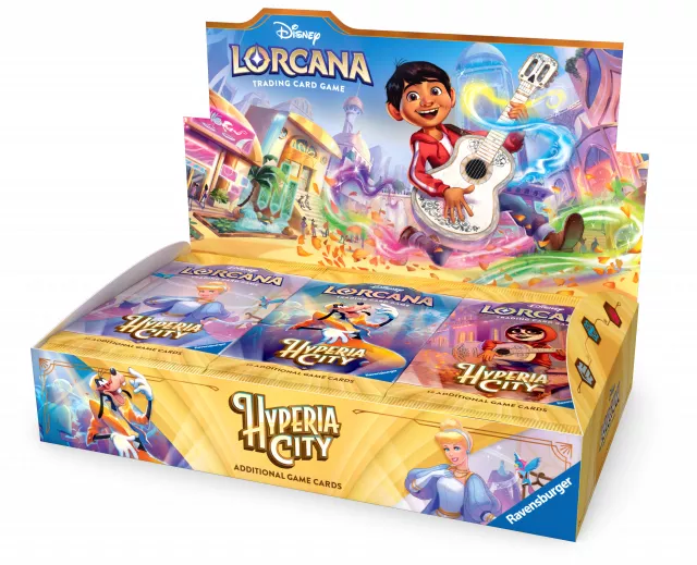 Karetní hra Lorcana: Hyperia City Booster Box (24 boosterů) - Disney