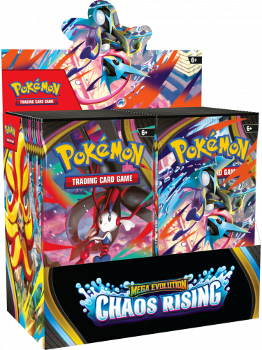 Karetní hra Pokémon TCG: Mega Evolution - Chaos Rising - Booster Box (36 boosterů)