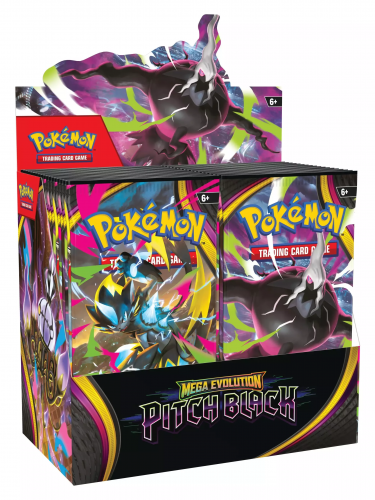 Karetní hra Pokémon TCG: Mega Evolution - Pitch Black Booster Box (36 boosterů)