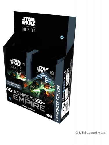 Karetní hra Star Wars: Unlimited - Ashes of the Empire Carbonite Booster Box (12 boosterů)