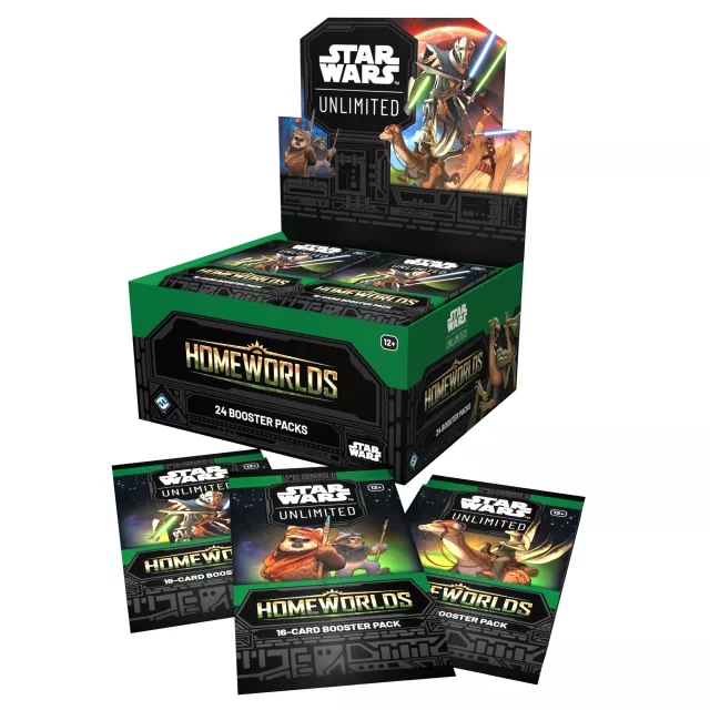 Karetní hra Star Wars: Unlimited - Homeworlds Booster Box (24 boosterů) - Sběratelská karetní hra TCG