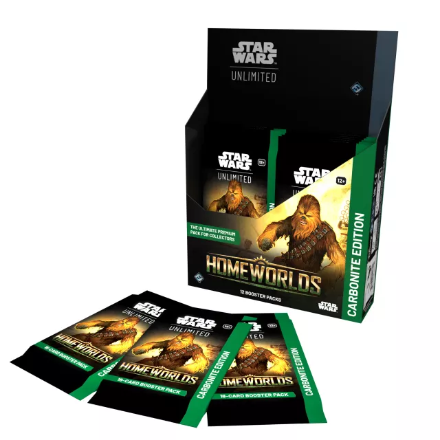 Karetní hra Star Wars: Unlimited - Homeworlds Carbonite Booster Box (12 boosterů) - Sběratelská karetní hra TCG