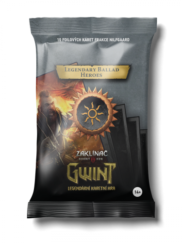 Karetní hra Gwint - Ballads Legendary Foil Cards - Nilfgaard (10 karet) CZ
