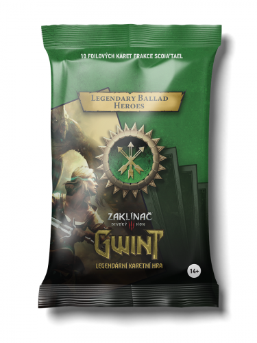 Karetní hra Gwint - Ballads Legendary Foil Cards - Scoia'Tael (10 karet) CZ