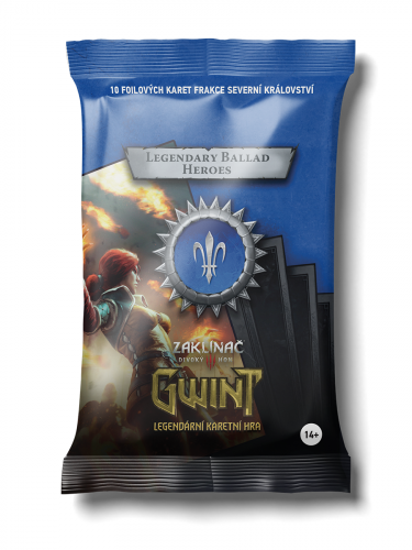 Karetní hra Gwint - Ballads Legendary Foil Cards - Severní království (10 karet) CZ