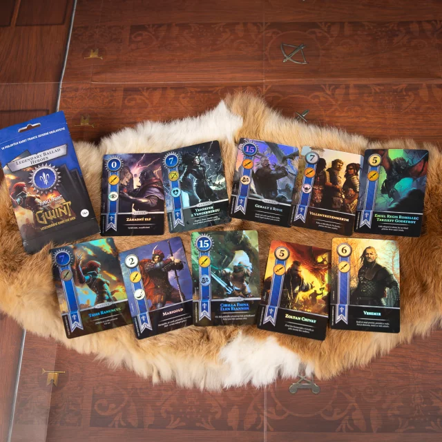 Karetní hra Gwint - Ballads Legendary Foil Cards - Severní království (10 karet) CZ