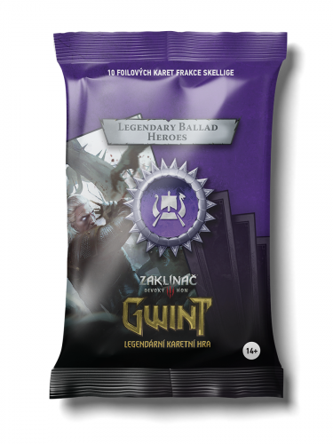 Karetní hra Gwint - Ballads Legendary Foil Cards - Skellige (10 karet) CZ