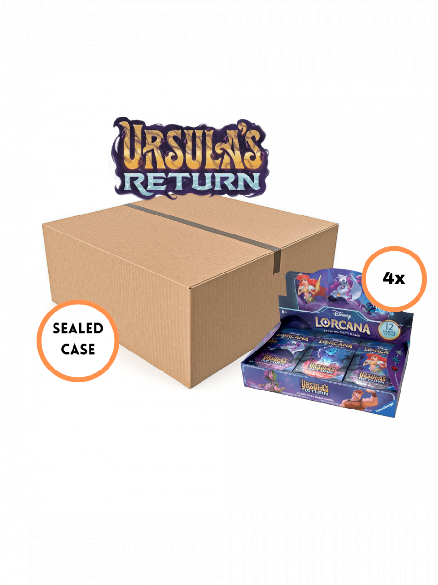 Ravensburger Karetní hra Lorcana: Ursula's Return - 4x Booster Box (sealed/originální nerozbalený karton)
