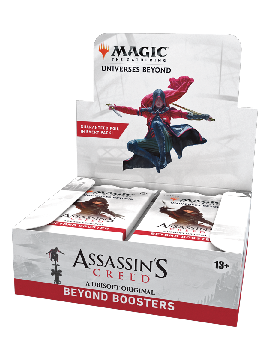 Blackfire Karetní hra Magic: The Gathering Universes Beyond - Assassin's Creed - Beyond Booster Box (24 boosterů)