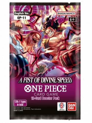 Karetní hra One Piece TCG - A Fist of Divine Speed Booster (12 karet)