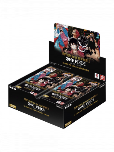 Karetní hra One Piece TCG - Emperors in the New World Booster Box (24 boosterů)