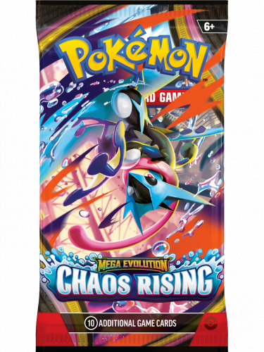 Karetní hra Pokémon TCG: Mega Evolution - Chaos Rising - Booster (10 karet)