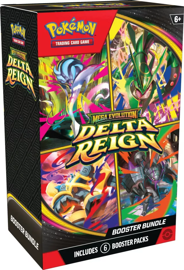 Karetní hra Pokémon TCG: Mega Evolution - Delta Reign - Booster Bundle (6 boosterů) - Sběratelská karetní hra TCG