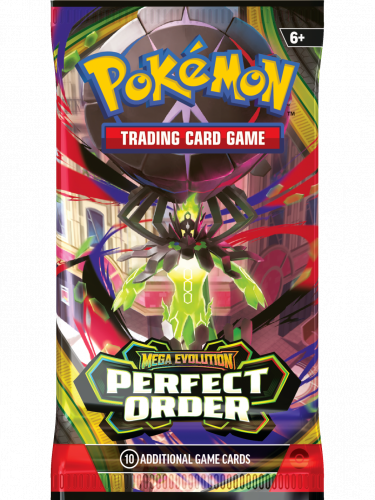 Karetní hra Pokémon TCG: Mega Evolution - Perfect Order Booster (10 karet)