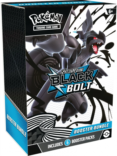 Karetní hra Pokémon TCG: Scarlet & Violet - Black Bolt Booster Bundle (6 balíčků)