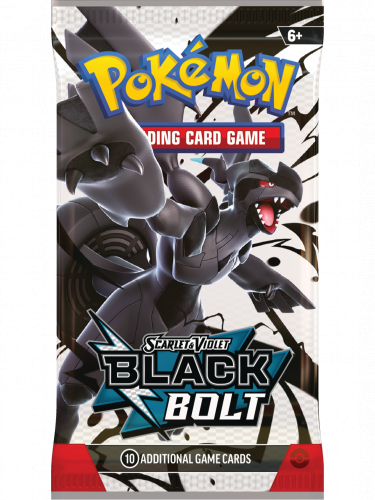 Karetní hra Pokémon TCG: Scarlet & Violet - Black Bolt Booster (10 karet)