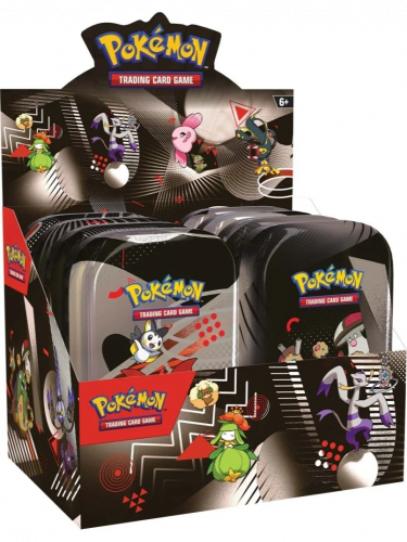Karetní hra Pokémon TCG: Scarlet & Violet - Black Bolt & White Flare - Unova Mini Tin Display