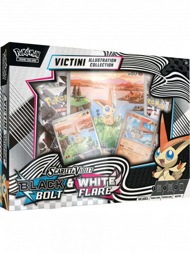 Karetní hra Pokémon TCG: Scarlet & Violet - Black Bolt & White Flare - Unova Victini Illustration Collection