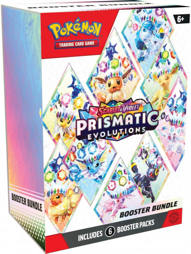 Karetní hra Pokémon TCG: Scarlet & Violet Prismatic Evolutions - Booster Bundle (6 boosterů) ENG
