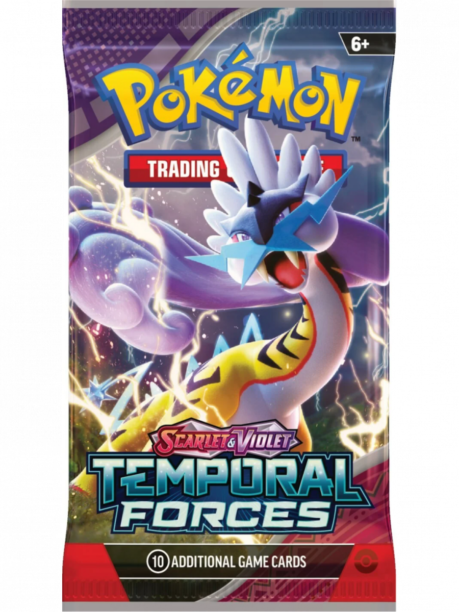Blackfire Karetní hra Pokémon TCG: Scarlet & Violet Temporal Forces - Booster (10 karet)