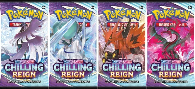 Karetní hra Pokémon TCG: Sword & Shield Chilling Reign - booster box (36 boosterů)