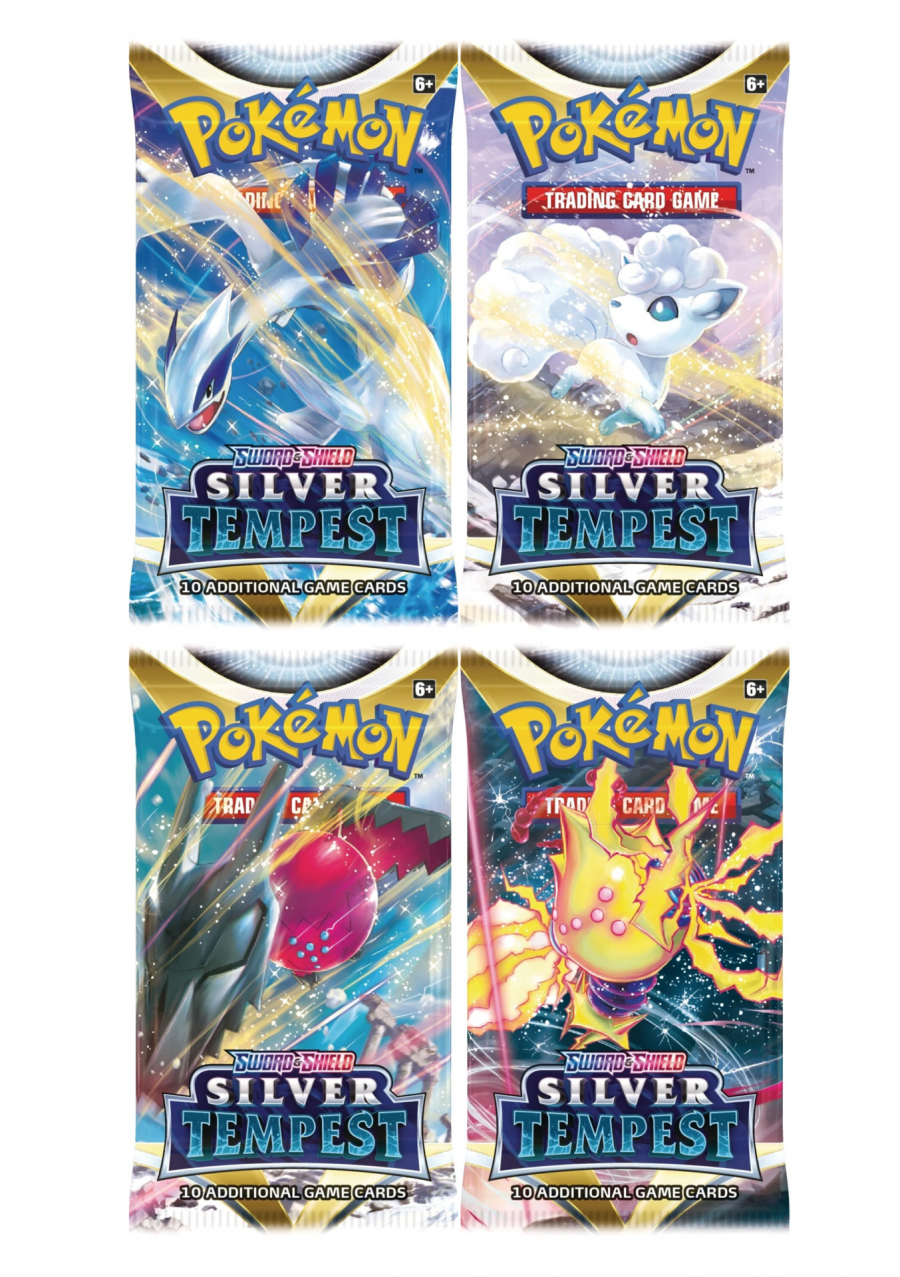 Blackfire Karetní hra Pokémon TCG: Sword & Shield Silver Tempest - booster (10 karet)