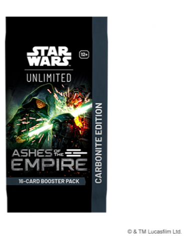 Karetní hra Star Wars: Unlimited - Ashes of the Empire Carbonite Booster (16 karet)